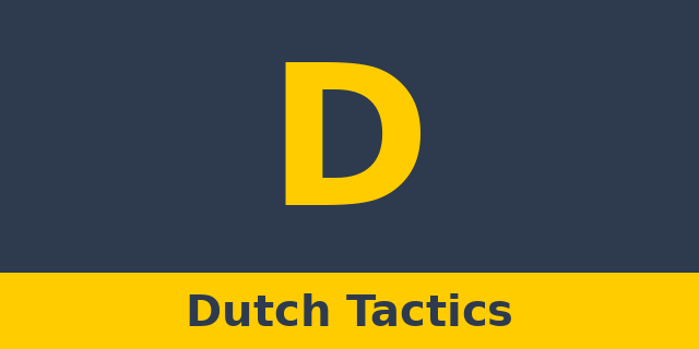 Dutch Tactics preview